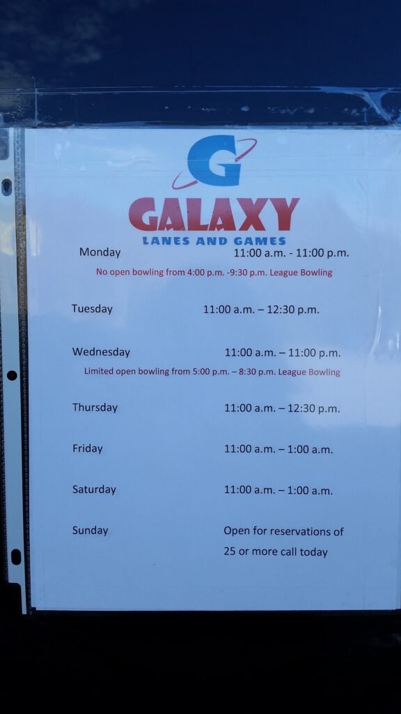 Galaxy Lanes And Games